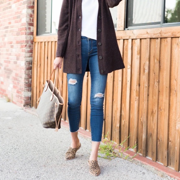 Treasure & Bond Rainey Leopard Print Mule Size 8 - Picture 5 of 13